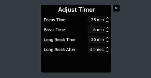 Poua! – Your Pomodoro Buddy & Minimal Desktop Timer