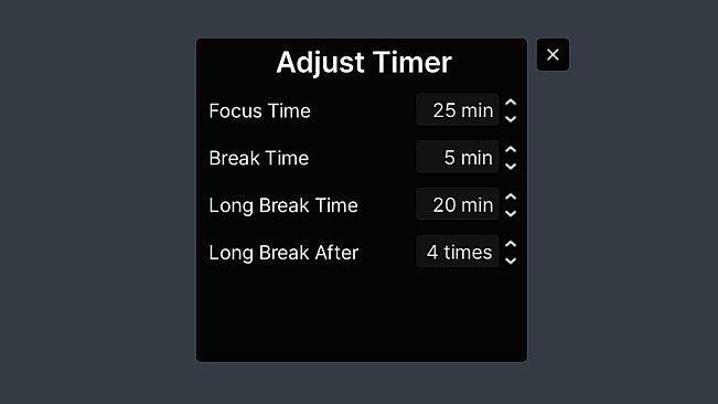 Poua! – Your Pomodoro Buddy & Minimal Desktop Timer