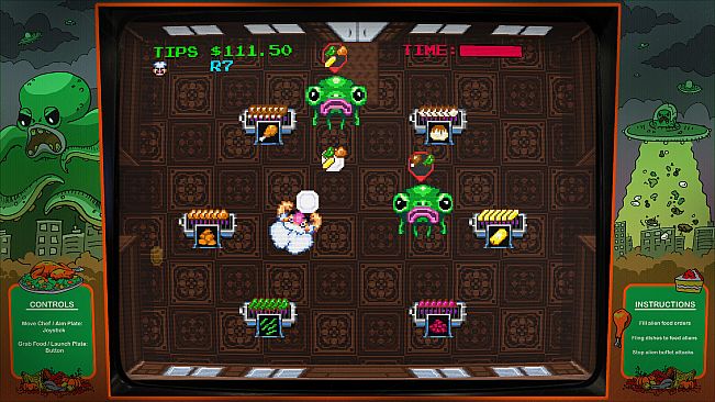 Digital Eclipse Arcade: Invasion of the Buffet Snatchers