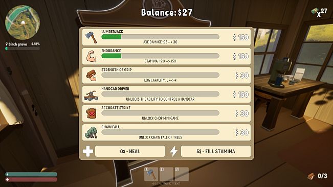 A Game About Chopping Trees