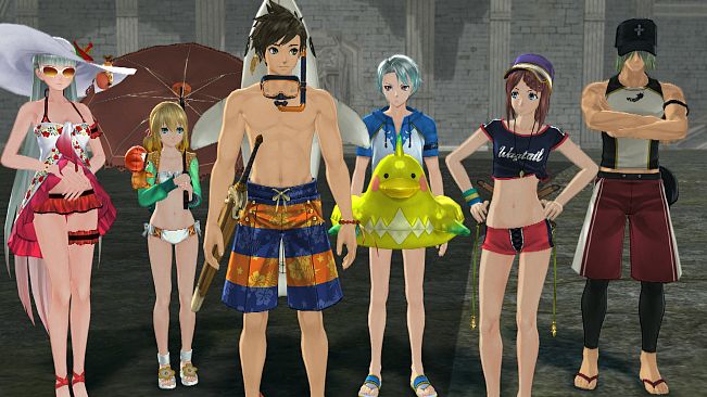 Tales of Zestiria - Seaside Resort Costumes Set