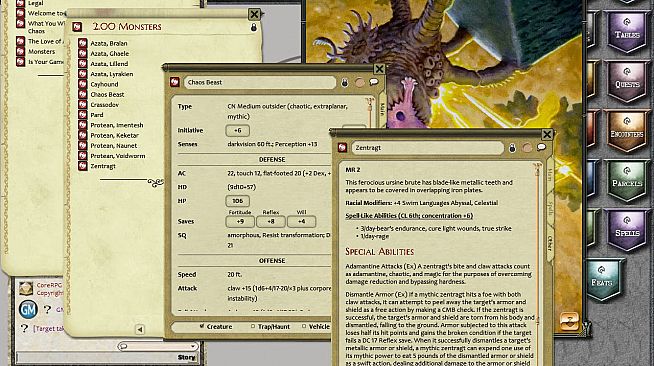 Fantasy Grounds - Mythic Monsters #24: Masters of Chaos (PFRPG)