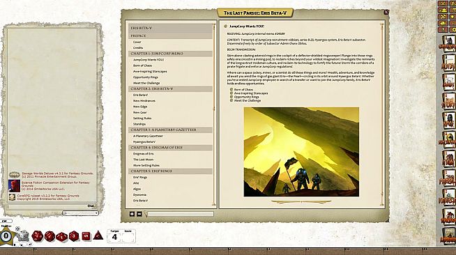 Fantasy Grounds - The Last Parsec: Eris Beta-V (Savage Worlds)