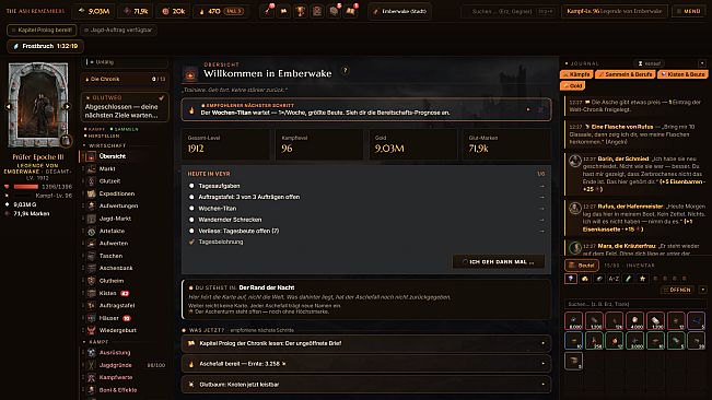 The Ash Remembers – Hero Background: The Burning Cathedral