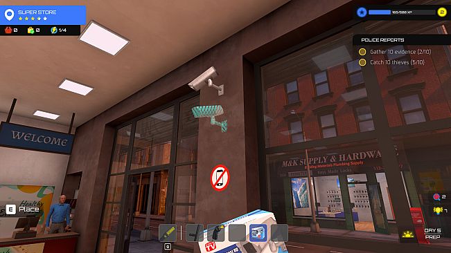 Supermarket Guard Simulator