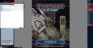 Fantasy Grounds - Starfinder RPG - Flip-Mat Starship