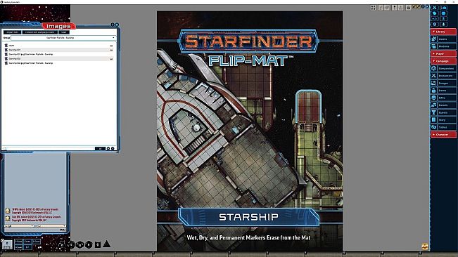 Fantasy Grounds - Starfinder RPG - Flip-Mat Starship