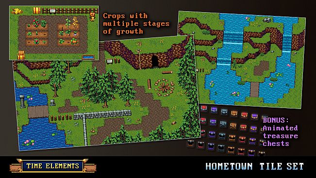 RPG Maker VX Ace - Time Elements - Hometown Tileset
