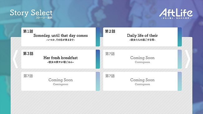 AftLife -Girl and Cats, and Lost world-