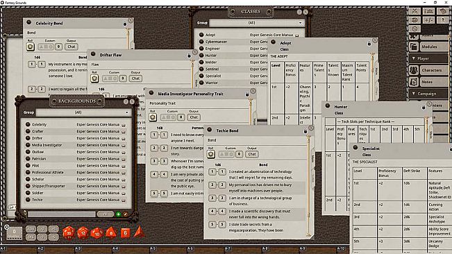 Fantasy Grounds - Esper Genesis 5E Core Manual