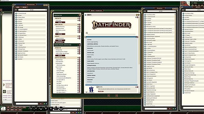 Fantasy Grounds - Pathfinder 2 RPG - Curtain Call Adventure Path - Singer, Stalker, Skinsaw Man (2 of 3)