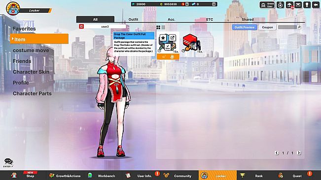 Freestyle2 - Drop the Color Outfit Full PKG