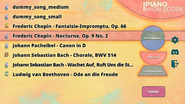 Piano High Score