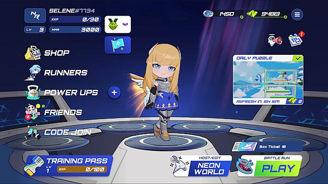 Neon Runners: Craft & Dash