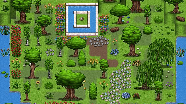 RPG Maker MZ - Big Garden Tiles