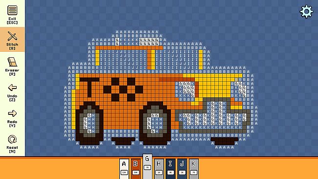 Pixel Cross Stitch - Tiny Vehicles Pack 2