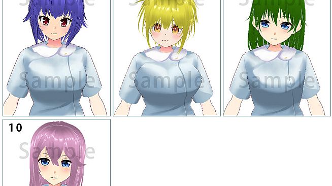 RPG Maker 3D Character Converter - Gee-kun-soft character 06 nurse 2