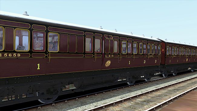TS Marketplace: Caledonian Railway 45ft Non-Corridor - LMS Period 1 Add-On