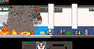 Penguin with a Pumpgun