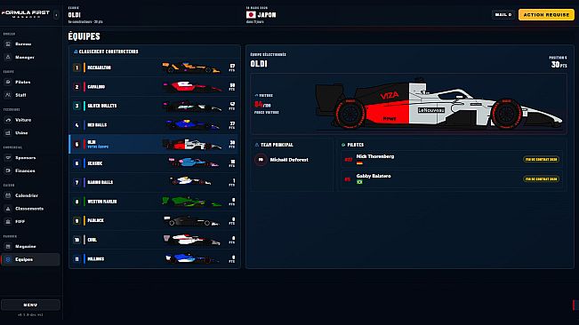 Formula First Manager