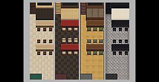 RPG Maker MZ - SERIALGAMES LivingGoodCity TILESET Japanese Restaurant SET