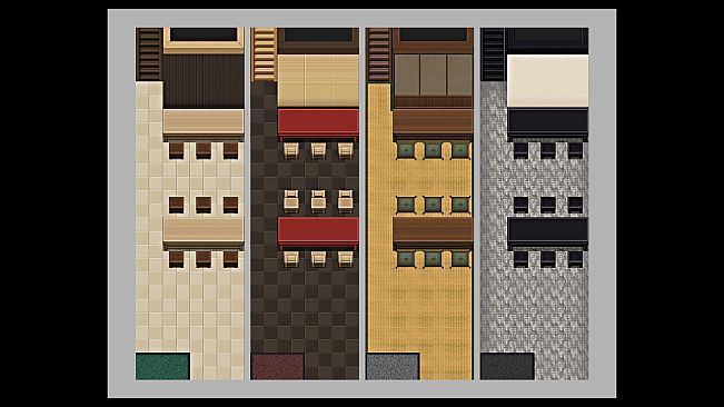 RPG Maker MZ - SERIALGAMES LivingGoodCity TILESET Japanese Restaurant SET
