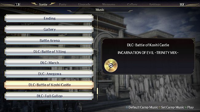 WARRIORS OROCHI 4 - BGM Pack 1