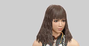 MONSTER HUNTER RISE - "Beachy Waves" hairstyle