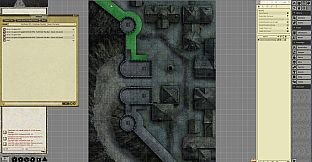 Fantasy Grounds - Pathfinder RPG - Pathfinder Flip-Mat - Classic City Gates