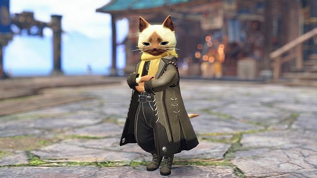 Monster Hunter Rise - "Felyne Fall" Palico Layered Armor Set