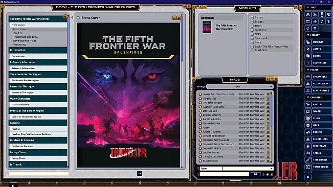 Fantasy Grounds - The Fifth Frontier War Brushfires