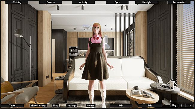 Virtual Girlfriend Lia - Nerd Girl