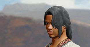 Monster Hunter Rise - "Princely Tail" hairstyle