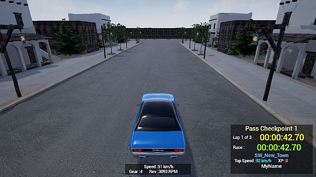 Maze Workout - Western Lost Solo Car Racer
