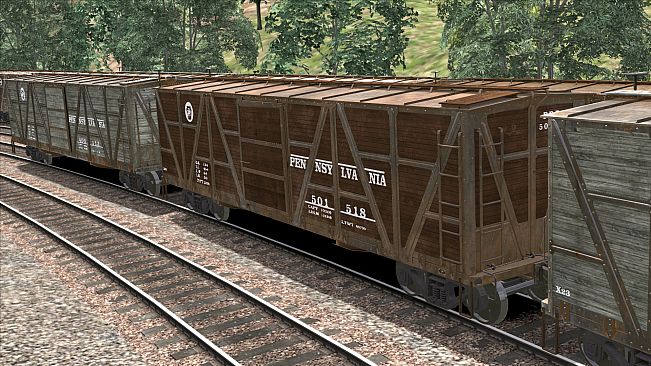 TS Marketplace: PRR X23 Boxcar Wagon Pack Add-On