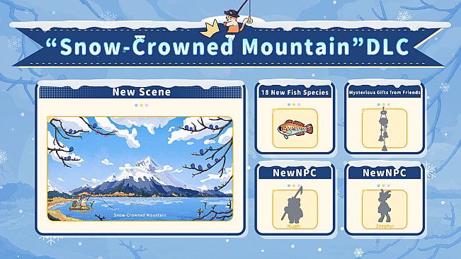 Fischer's Fishing Journey - Snow-Crowned Mountain  DLC