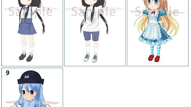 RPG Maker 3D Character Converter - SD-VRM