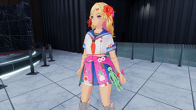 FULL METAL SCHOOLGIRL - Accessory: "Green Grey Alien"