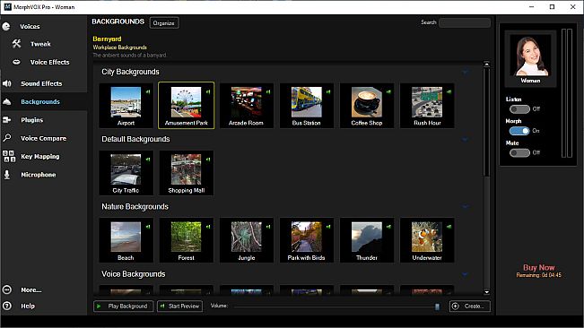 MorphVOX Pro - City Backgrounds