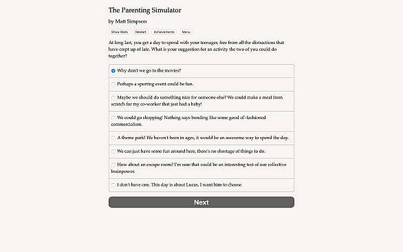The Parenting Simulator