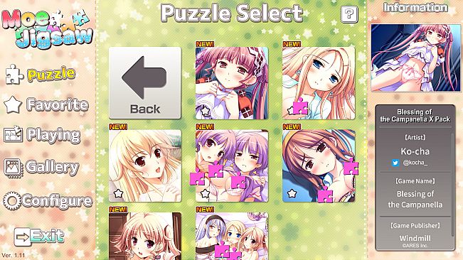 Moe Jigsaw - Blessing of the Campanella X Pack