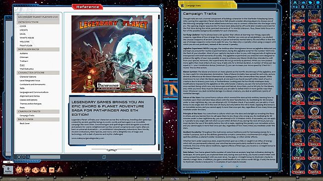 Fantasy Grounds - Legendary Planet Players Guide (SFRPG)