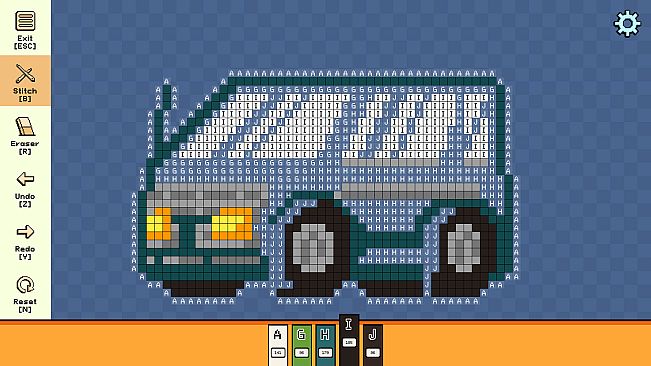 Pixel Cross Stitch - Tiny Vehicles Pack 2
