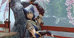 Monster Hunter Rise - "Felyne Stealth Hood" Hunter layered armor piece