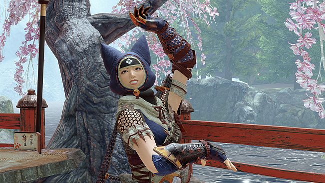 Monster Hunter Rise - "Felyne Stealth Hood" Hunter layered armor piece