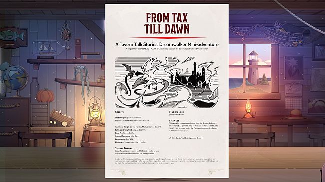 Tavern Talk Stories: Dreamwalker - TTRPG Mini-Adventures