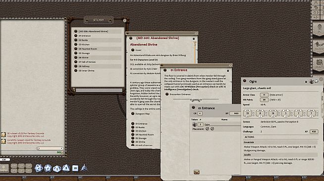 Fantasy Grounds - Mini-Dungeon #006: Abandoned Shrine (5E)