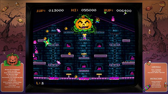 Digital Eclipse Arcade: Candy Creeps