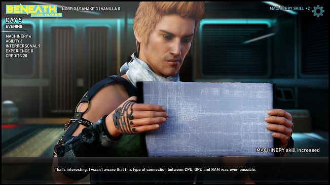 Beneath steel clouds