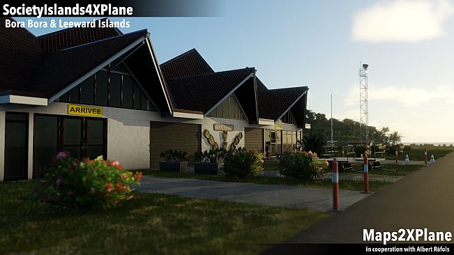 X-Plane 12 Add-on: Aerosoft - Society Islands XP - Bora Bora & Leeward Islands